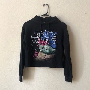 Star Wars cropped hoodie